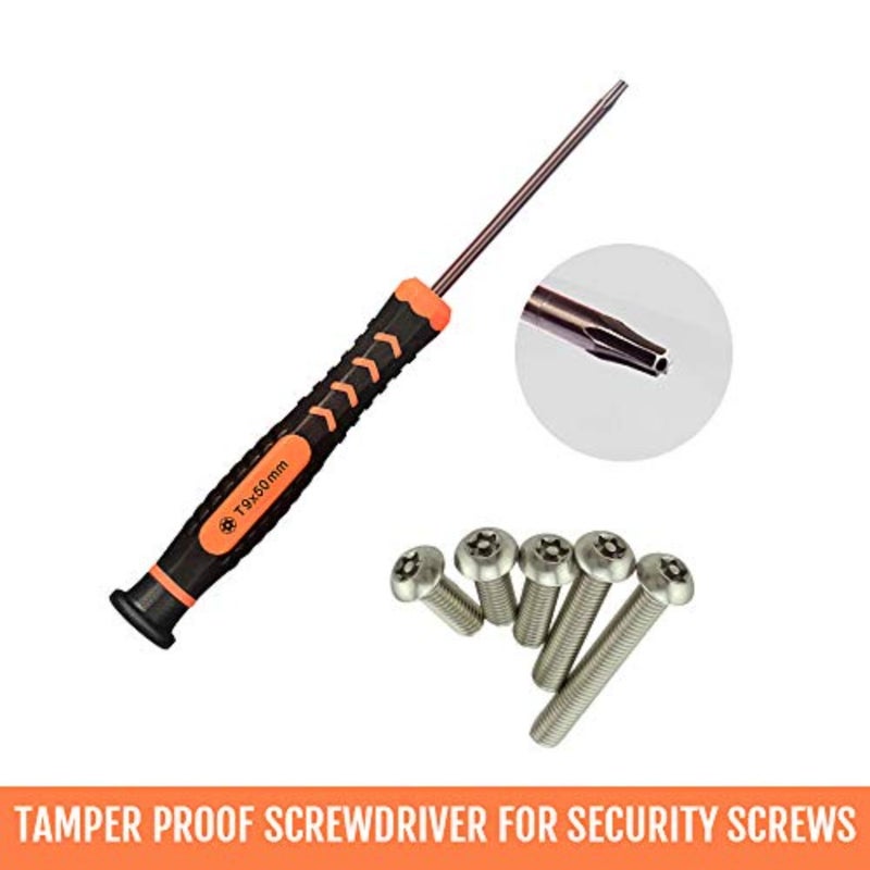 Cleaning Repair Tool Kit for PS4 PS5, TR9 Torx Security Screwdriver with PH00 PH0 PH1 Phillips Screwdriver Set for Sony Playstation 4, 5 Main, Controller Tear Down and Dust Removal - Image 2