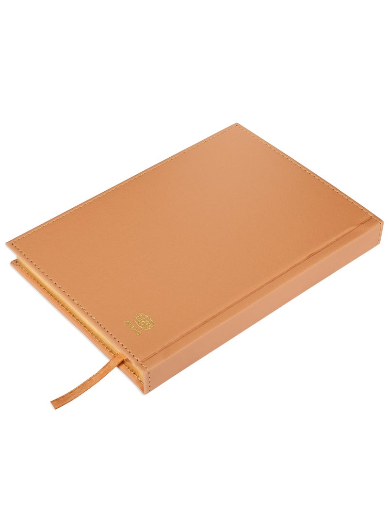 FIS FIS Golden A5 Diary 2025 (Arabic/English) Brown - FSDI26AEG25BR  - Image 5