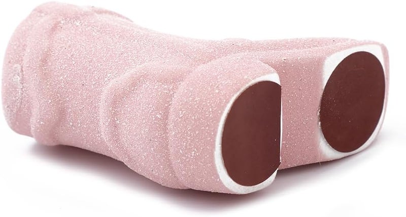 كلاراكو حامل أعواد ثقاب على شكل حذاء رعاة البقر، حامل أعواد ثقاب سيراميكي جميل مع مشعل أعواد ثقاب مصنوع يدويًا من السيراميك، مشعل أعواد ثقاب سيراميكي للمدفأة والشموع والحمام والمطبخ، أبيض (أعواد الثقاب غير متضمنة) - Image 3