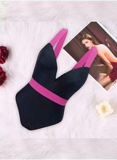 MARGOUN Swimsuit Women Push Up Bra Neon Bandage Swimwear Bathing Suit Swimming Suit Black  - Image 2