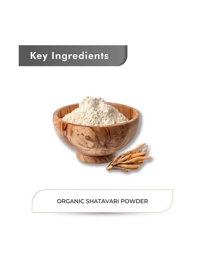 Just Jaivik Just Jaivik Organic Shatavari Powder - 227 Gm | Female Tonic & Herbal Health Supplement for Women's Hormonal Balance & Wellness | No Added Preservatives or Additives, Vegan, USDA,Jaivik Bharat And Non-GMO Approved - Image 4