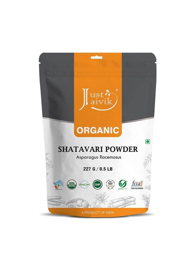 Just Jaivik Just Jaivik Organic Shatavari Powder - 227 Gm | Female Tonic & Herbal Health Supplement for Women's Hormonal Balance & Wellness | No Added Preservatives or Additives, Vegan, USDA,Jaivik Bharat And Non-GMO Approved - Image 1