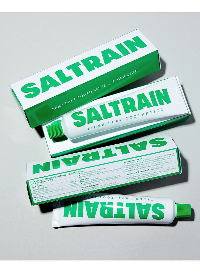 Saltrain Green Clean Breath Toothpaste – Korean Gray Salt Toothpaste with Natural Herbs for Fresh Breath & Gum Care - Image 4