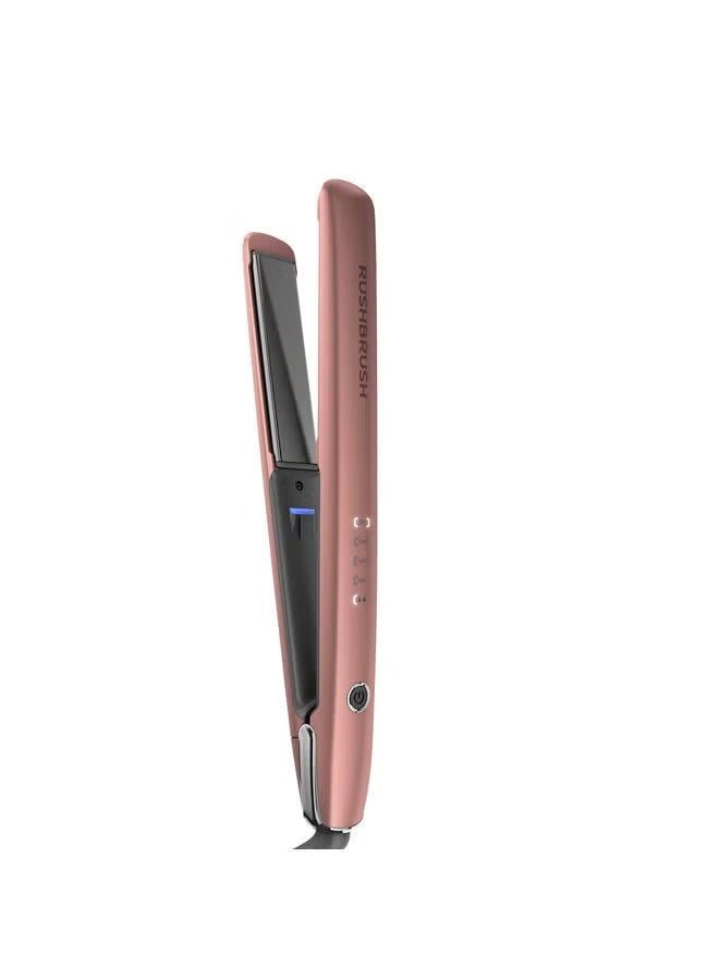 Rush Brush X3 Glam Straightener Rose Gold , Titanium Plates , Ionic , 230C , Fast Heat - Image 5