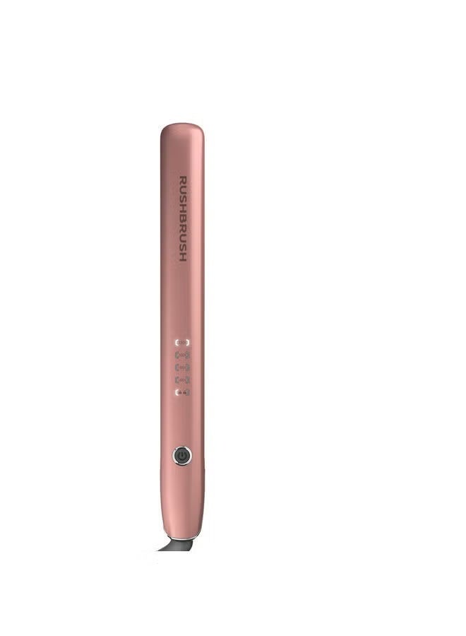 Rush Brush X3 Glam Straightener Rose Gold , Titanium Plates , Ionic , 230C , Fast Heat - Image 2