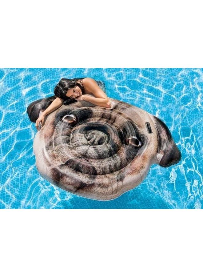 انتكس مرتبة جزيرة الوجه القابلة للنفخ ليلو مقاس 173 سم مثالية لحمام السباحة. - Image 2