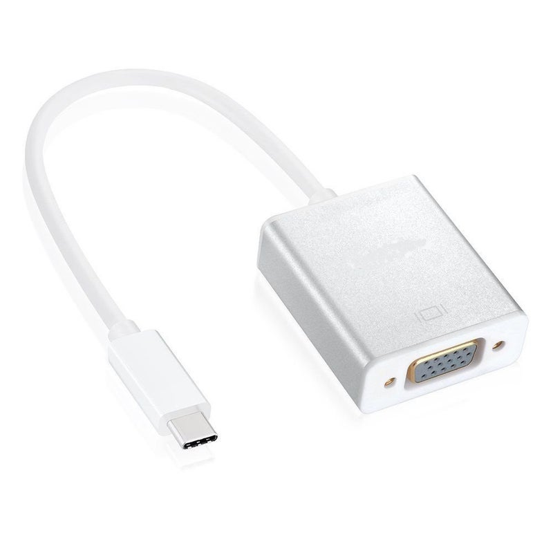 Technotech USB 3.1 Type C USB-C to VGA Female Cable Adapter Hub for MacBook, Laptops, Phone - Image 2