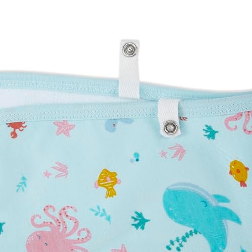 haus & kinder Haus and Kinder Soft Baby Burp Towels - Pack of 2 | Cute Burp Cloth Set | Muslin Burp Cloth Bundle | Best Baby Burp Cloths | Multi-Pack Burping Towels | Personalized Baby Burp Cloths | Navy Blue - Image 4