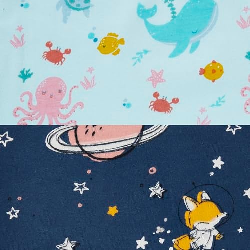 haus & kinder Haus and Kinder Soft Baby Burp Towels - Pack of 2 | Cute Burp Cloth Set | Muslin Burp Cloth Bundle | Best Baby Burp Cloths | Multi-Pack Burping Towels | Personalized Baby Burp Cloths | Navy Blue - Image 5