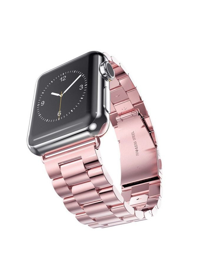 Metal Bands Compatible with Apple Watch Band 38mm 40mm 41mm, Stainless Steel Magnetic Absorption Strap, Wristband for iWatch Band for Apple Watch Series 7/6/5/4/3/2/1/SE, - Image 1