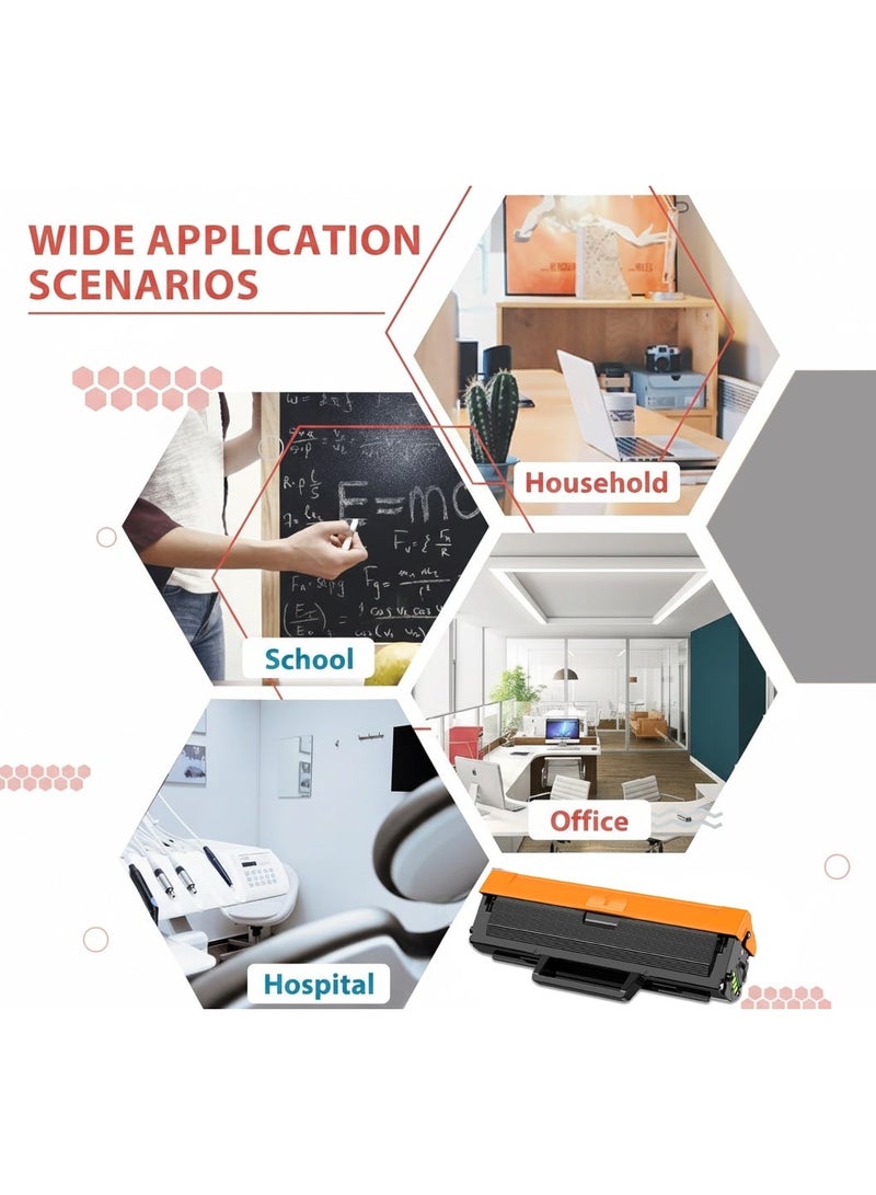 APlus 106A / W1106A Compatible High-Volume Toner (1000 Page Yield) | Streak-Free Quality for HP LaserJet Pro 107, MFP M135, M137 Printers - Image 5