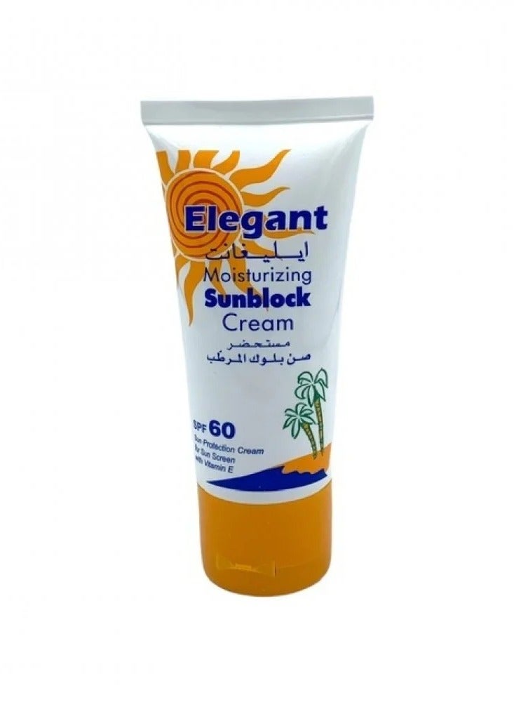 Elegant Elegant Moisturizing Cream and Sunscreen SPF 40 - 60g  - Image 2
