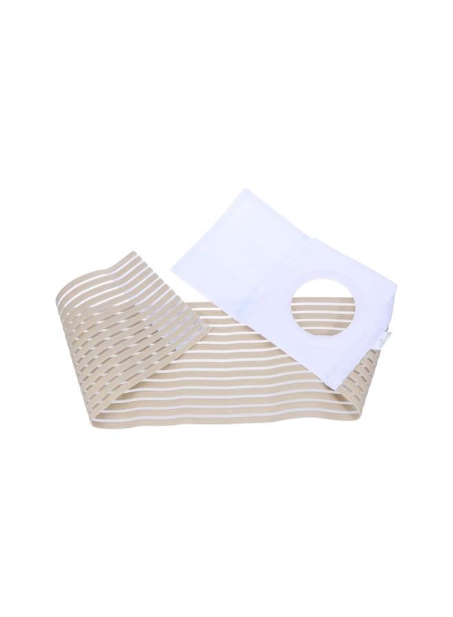 klarako Ostomy Support Belt Elastic Hernia Band Breathable Belly Band for Man Woman Colostomy Abdominal Support - Image 1