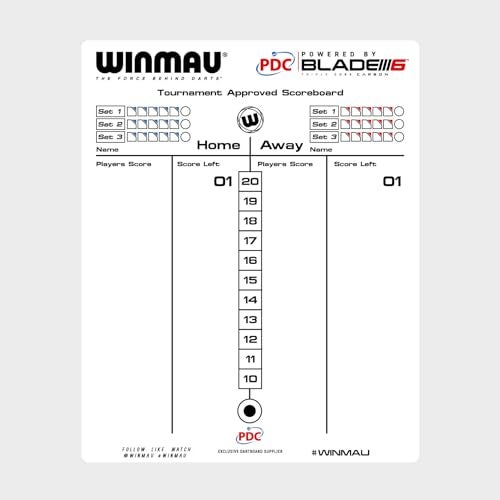 Winmau Dry Wipe Darts Scoreboard - Image 5