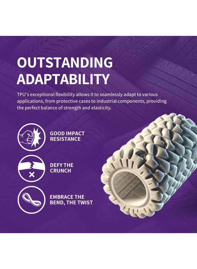 OVERTURE خيوط OVERTURE TPU بقطر 1.75 مم، لفة TPU مرنة، 95A خيوط طابعة ثلاثية الأبعاد، بكرة 1 كجم (2.2 رطل)، دقة الأبعاد +/- 0.02 مم (TPU رمادي) - Image 2