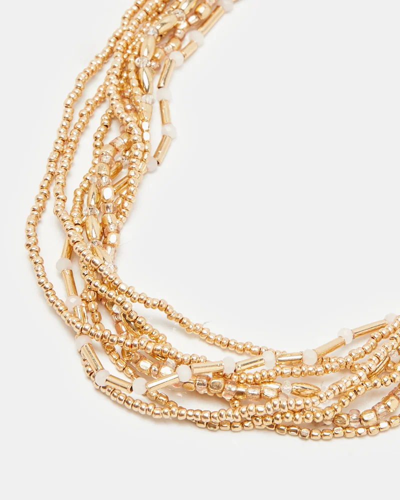 Redtag Women Gold Embellished Necklace
