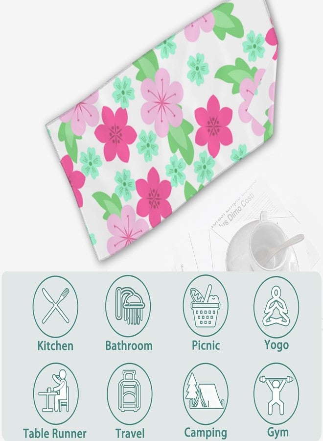 MIEPOS Vintage Airplane 2 Piece Hand Towels,Hot Air Balloon and Cloud Towel Set,14.5x28in Absorbent Dish Handtowels,Soft,Polyester,Functional Decorative Handtowel for Bathroom,Home Use,Bath,Gifts - Image 5