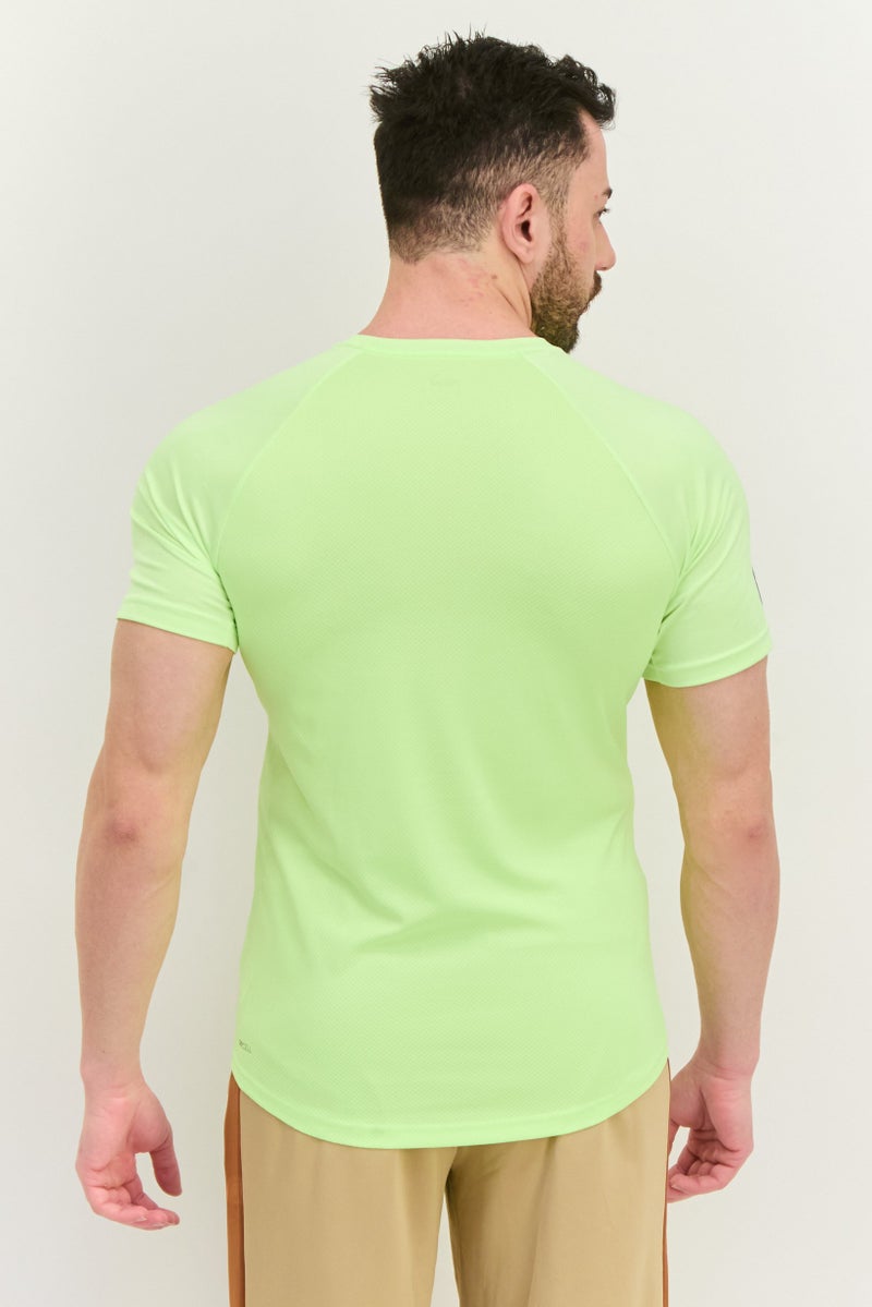 PUMA Men Sportswear Fit Short Sleeve Running T Shirt, Light Green - Image 3