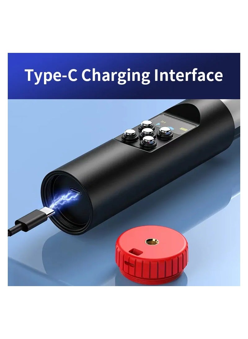 جيه ماري Jmary FM-128 RGB LED شريط إضاءة مقاوم للماء مع مؤشر شاشة OLED - Image 2