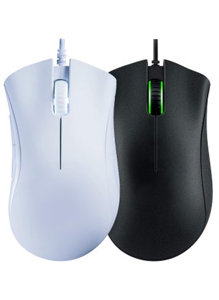 2Packs High-Performance Gaming Mouse – Precision Optical Sensor, Ergonomic Design, and Customizable Buttons - White Black Color - pzsku/Z7D67B9AEB402F3F17002Z/45/1744451523/7f615d75-c858-45e1-9129-b66df8193e87