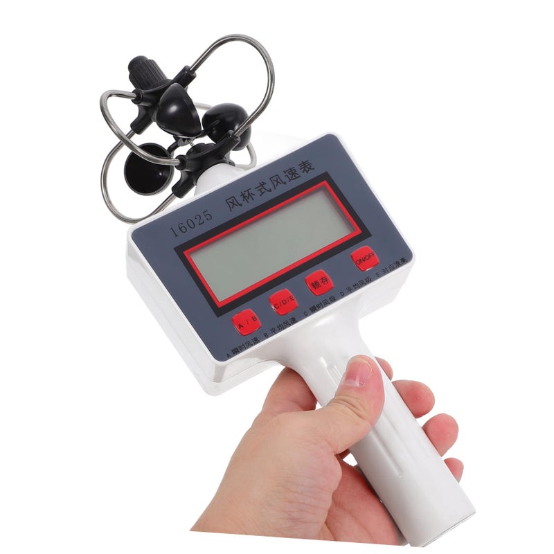 Digital Anemometer Handheld LCD Wind Gauge for HVAC Airflow Measurement - Image 4