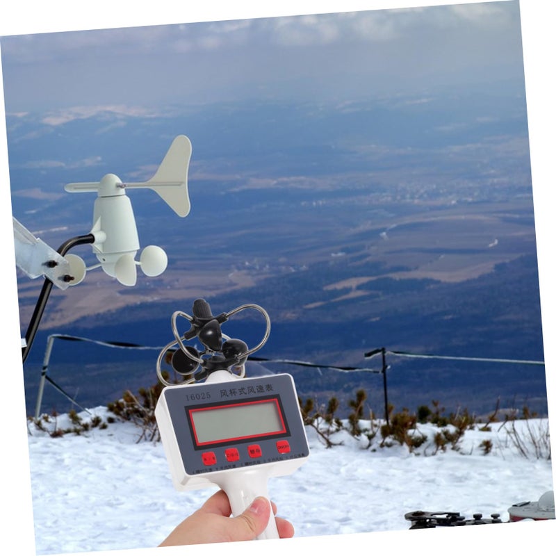 Digital Anemometer Handheld LCD Wind Gauge for HVAC Airflow Measurement - Image 5