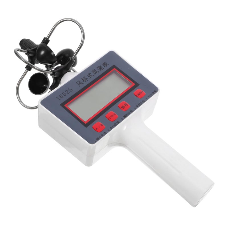 Digital Anemometer Handheld LCD Wind Gauge for HVAC Airflow Measurement - Image 2