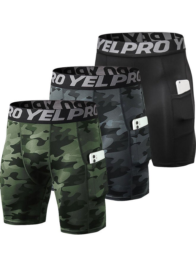 NIBEMINENT 3-Piece Compression Shorts XL  - Image 1