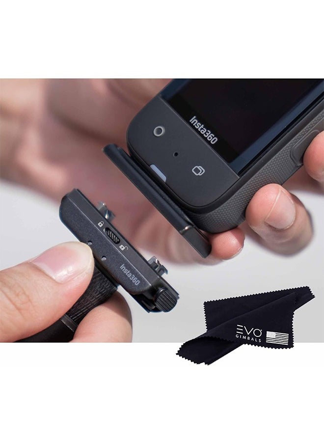 Insta360 Insta360 Quick Release Mount(New Version), Compatiable X4/X3/ONE RS/X/X2/ACE/ACE PRO  - Image 2