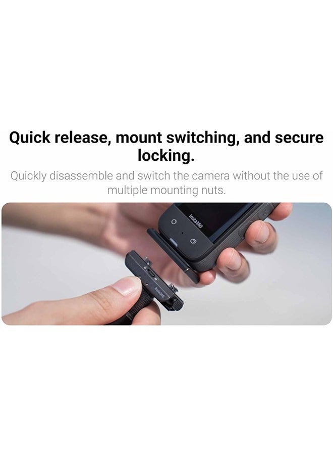 Insta360 Insta360 Quick Release Mount(New Version), Compatiable X4/X3/ONE RS/X/X2/ACE/ACE PRO  - Image 5