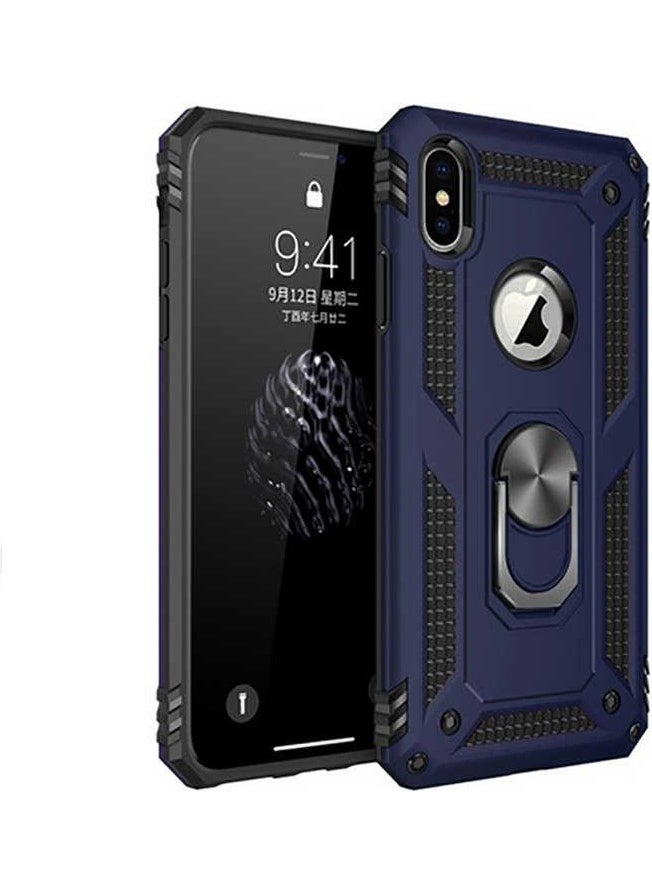 FUJİMAX - Apple iPhone x Case Ring Phone Case with Special Armor Feature for Horizontal and Vertical Use - Image 1