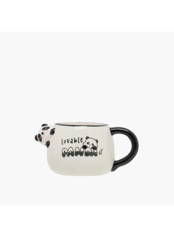 لايف ستايل Panda Print Dolomite Mug - 440 ml