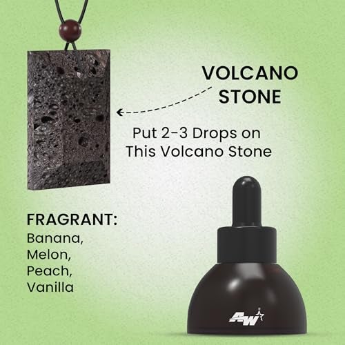 Aliens World Primum Car Perfume With Volcano Stone Air Freshener (VIEILLE VOLCANIC STONE) - Image 3