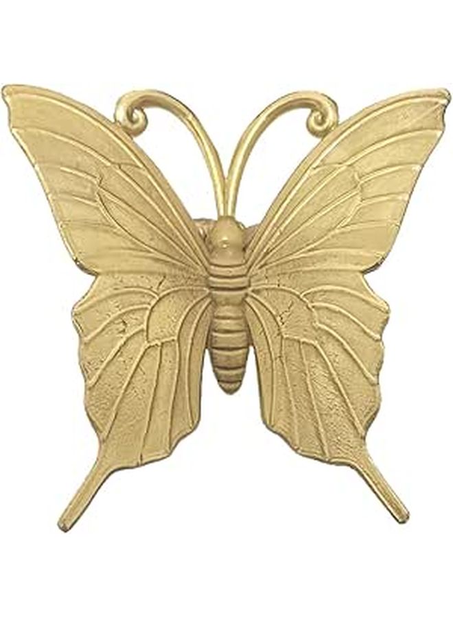 Solid Brass Butterfly Drawer Pulls Small Cabinet Knobs Smooth Surface Furniture Hardware - Image 1