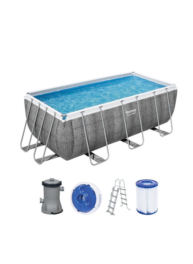 بست واي حمام سباحة ضخم كامل مع مضخة تصفية 412x201x122 سم - 56722 - Image 1