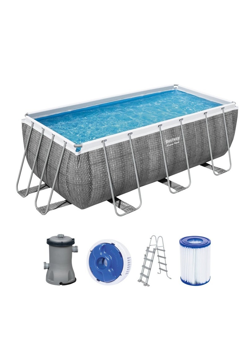 بست واي حمام سباحة ضخم كامل مع مضخة تصفية 412x201x122 سم - 56722 - Image 2