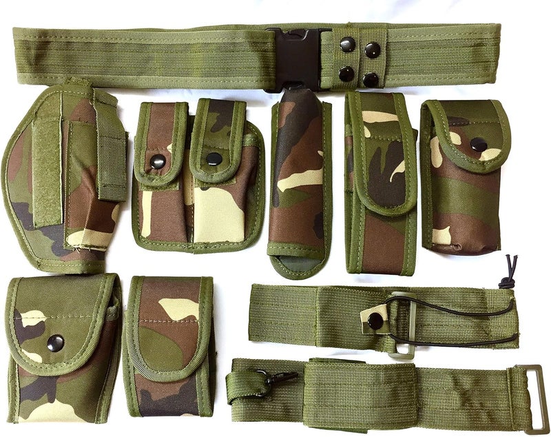 First to act tactical نظام معدات متعددة الاستخدامات لقوات الأمن حزام تكتيكي عسكري للحراسة والواجبات المتنوعة في المعارك والصيد - Image 2