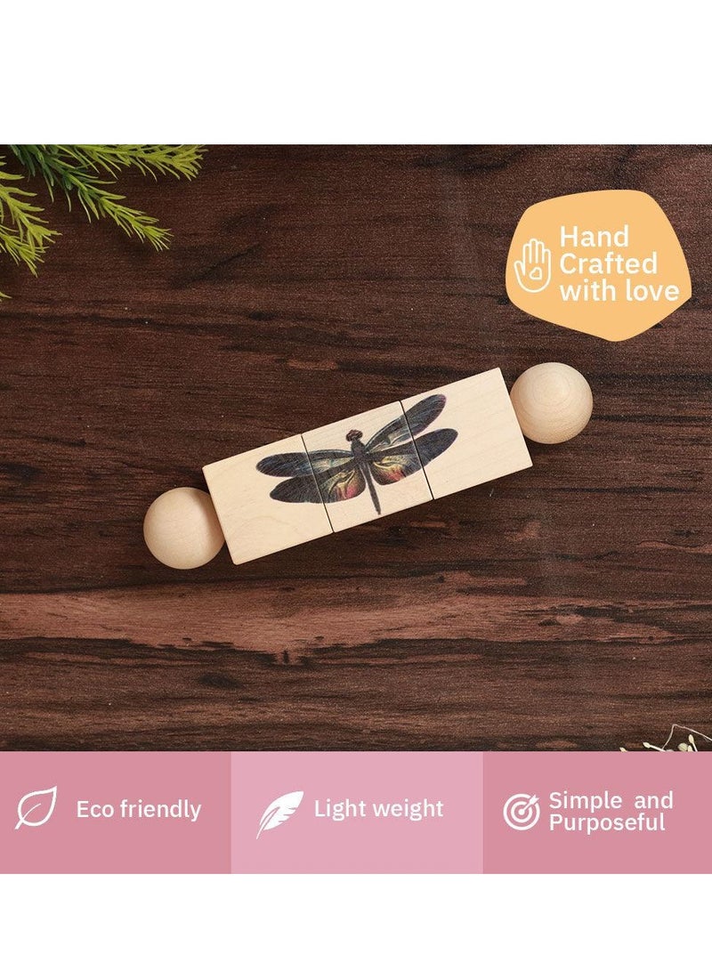 Ariro Rotating Puzzle – Insects for Toddlers|Best Montessori Puzzle for 1yr Old boy and Girl|First Birthday Gift|Grasping Toy Age 18M+ - Image 3