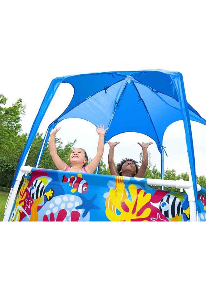 Bestway Pool Splash N Shade Swimming Pools Above Ground Pools 183X51Cm Multi Color