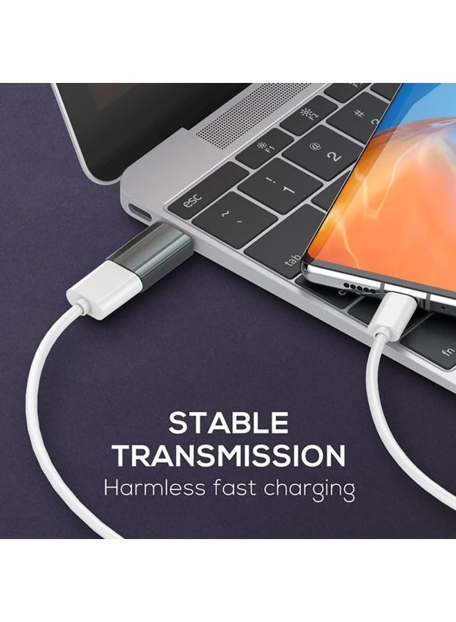 LDNIO LC140 Type-A to Type-C Adapter, Fast Transfer, Universal Device, Input for Use, Aluminum Material - Grey - Image 5