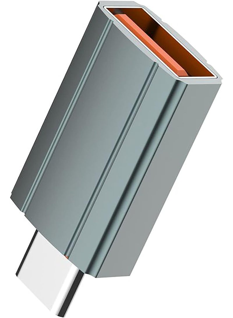 LDNIO LC140 Type-A to Type-C Adapter, Fast Transfer, Universal Device, Input for Use, Aluminum Material - Grey - Image 2