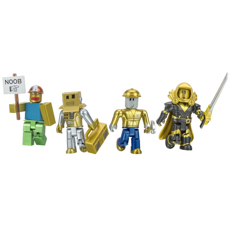 Roblox Action Collection - 15th Anniversary Roblox Icons Gold Collector's Set [Includes Exclusive Virtual Item] - Image 1