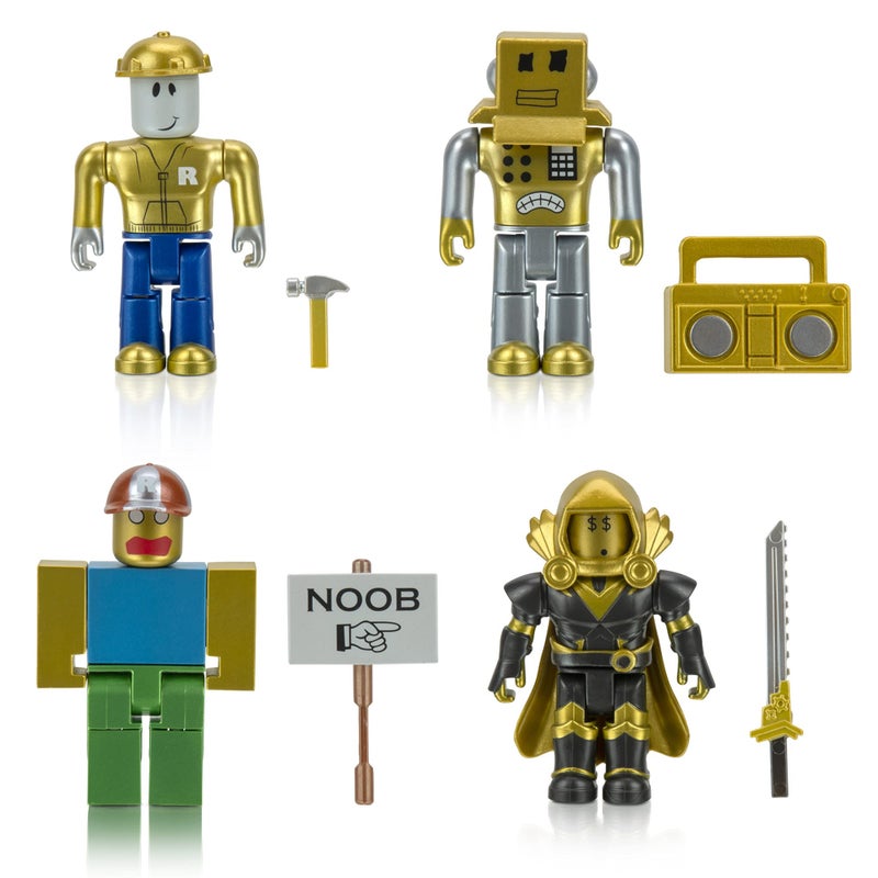 Roblox Action Collection - 15th Anniversary Roblox Icons Gold Collector's Set [Includes Exclusive Virtual Item] - Image 3