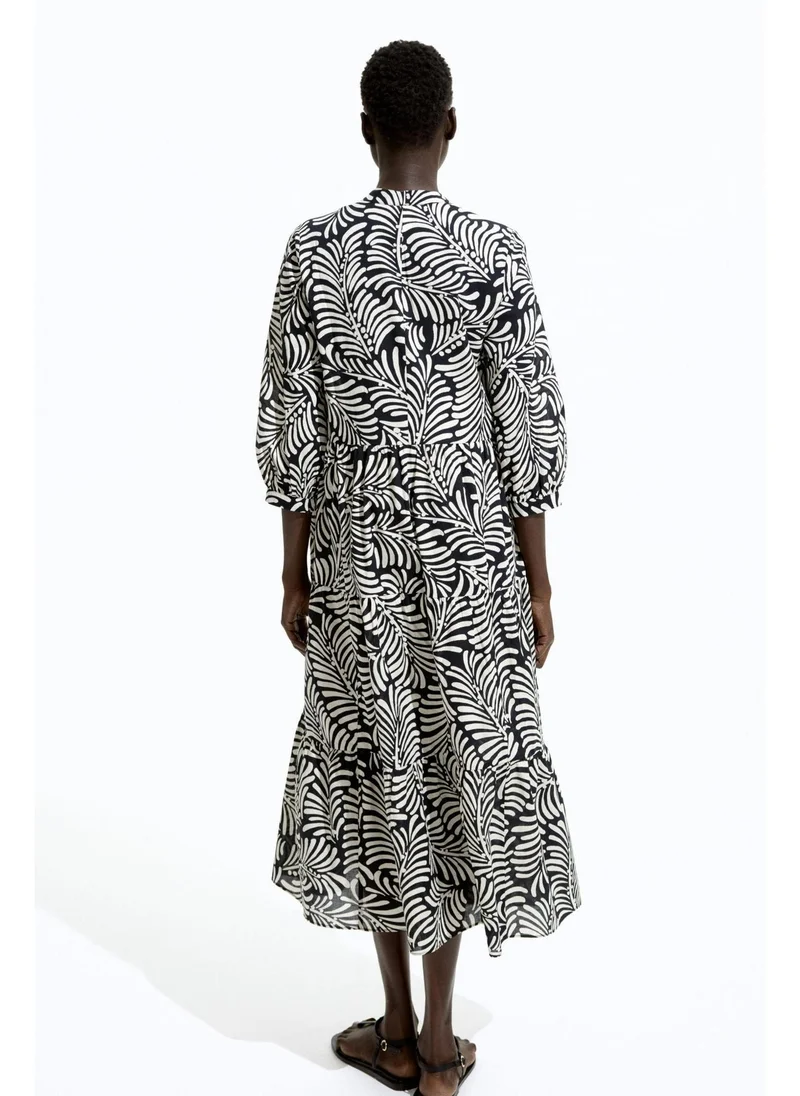 اتش اند ام Tiered midi dress