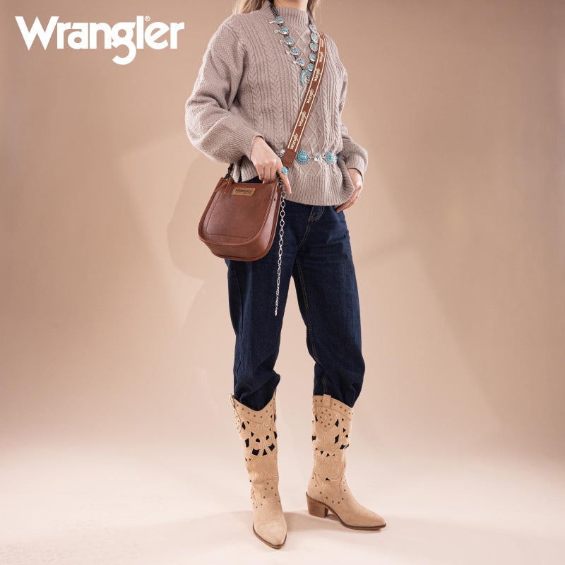 Wrangler Small Crossbody Bag for Women Western Hobo Shoulder Purse and Handbag - Image 2