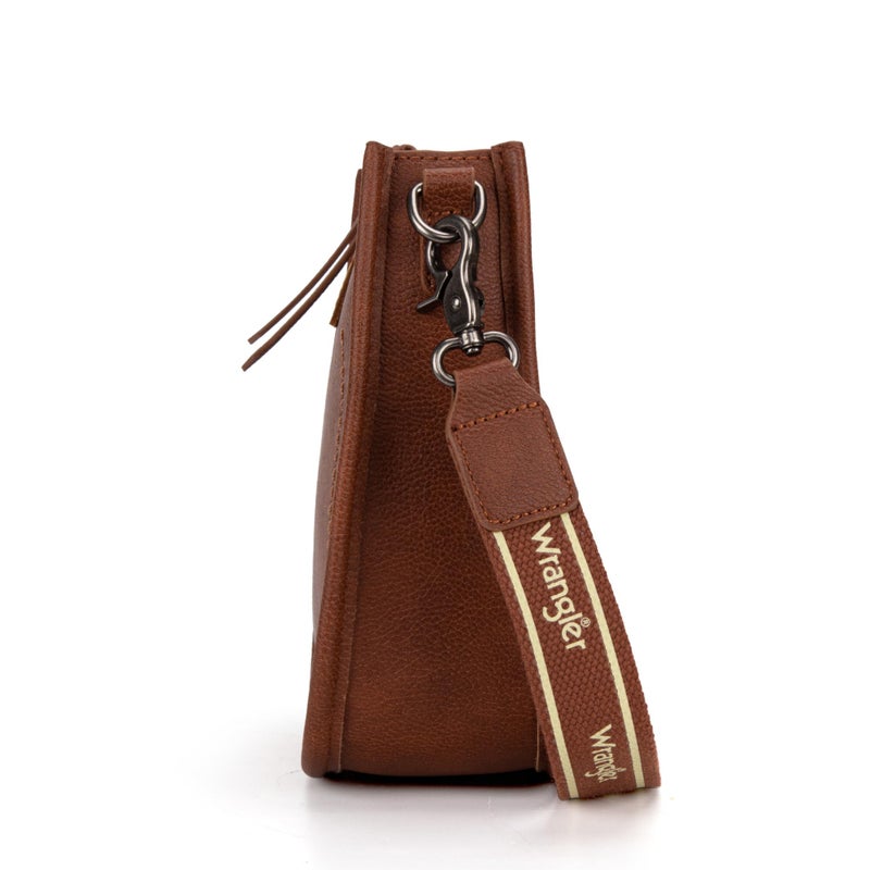 Wrangler Small Crossbody Bag for Women Western Hobo Shoulder Purse and Handbag - Image 4