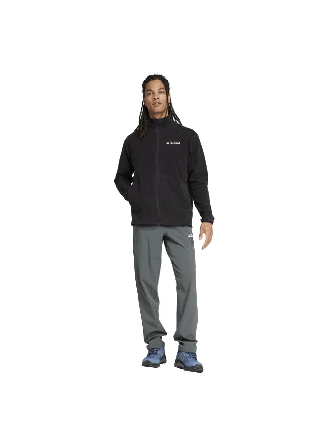 Adidas Adidas Mt Ess Fz Fl Black Polarfleece-Full Zip Polarfleece Apparel For Men