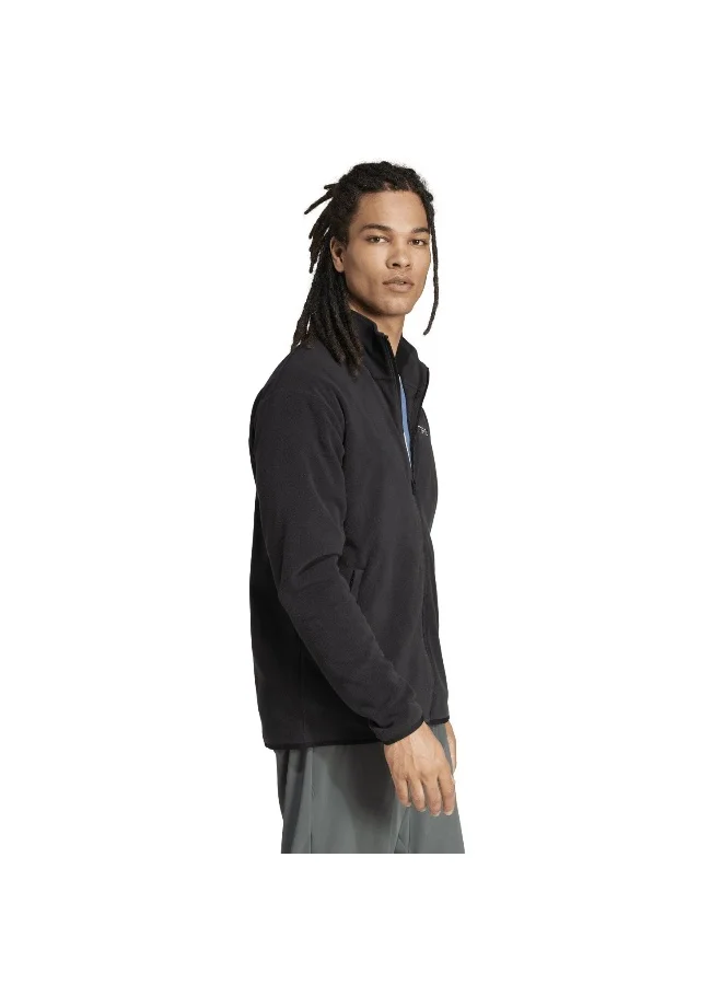 Adidas Adidas Mt Ess Fz Fl Black Polarfleece-Full Zip Polarfleece Apparel For Men