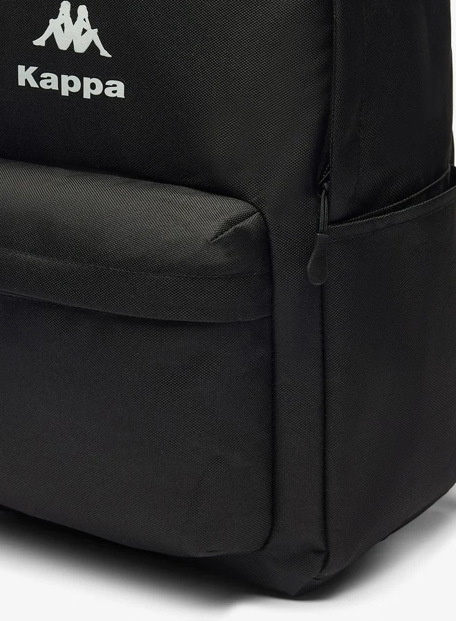 Kappa Logo Detail Backpack with Adjustable Shoulder Straps