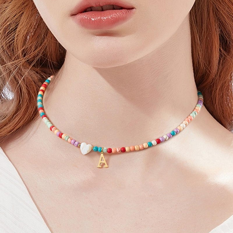 Awfrky Easter Basket Stuffers Birthday Gifts for Grandkids Teens Girls, Teen Girl Gifts Trendy Stuff Easter Gifts for 4 5 6 7 8 9 10 11 12 13 Year Old Girl, Initial Fanny Pack Necklace for Toddler Kids (A) - Image 5
